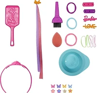 Barbie - Ultra Chevelure - Arc-en-ciel -Tête à coiffer de luxe, blonds