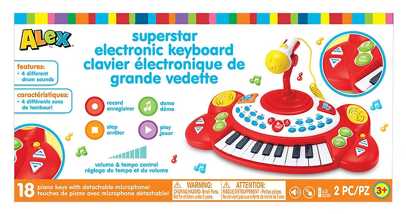 ALEX - Superstar Electronic Keyboard