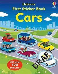 First Sticker Book Cars - Édition anglaise