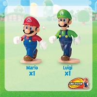 Epoch Games Super Mario Rally Tennis, Tabletop Skill and Action Game with Collectible Super Mario Action Figures