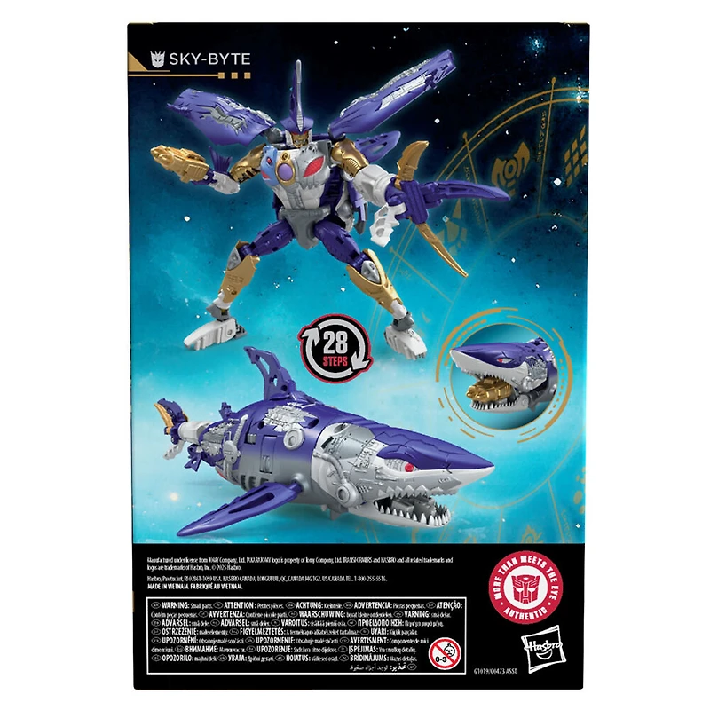 Transformers Age of the Primes, figurine Sky-Byte classe Voyageur