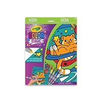 Ensemble feuilles et marqueurs Néon Crayola - <br>Chats cosmiques