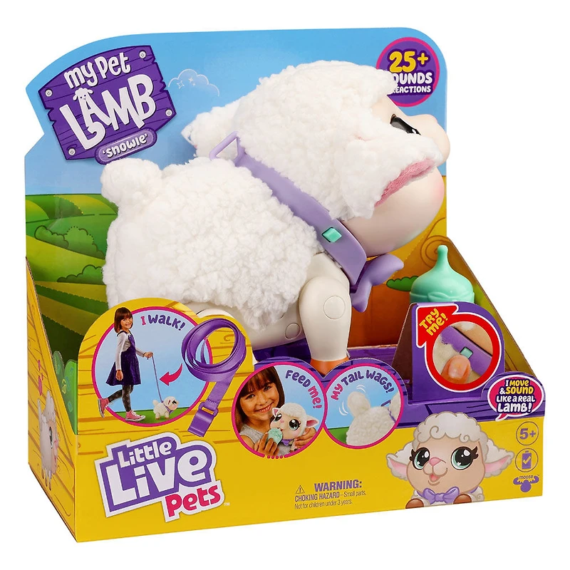 Little Live Pets Mon Animal De Compagnie Agneau Snowie
