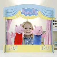 Théâtre Maison De Jeu Peppa Pig Avec 2 Marionnettes