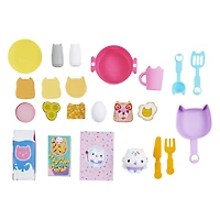 Gabby's Dollhouse, Cakey Kitchen Set for Kids with Play Kitchen Accessories