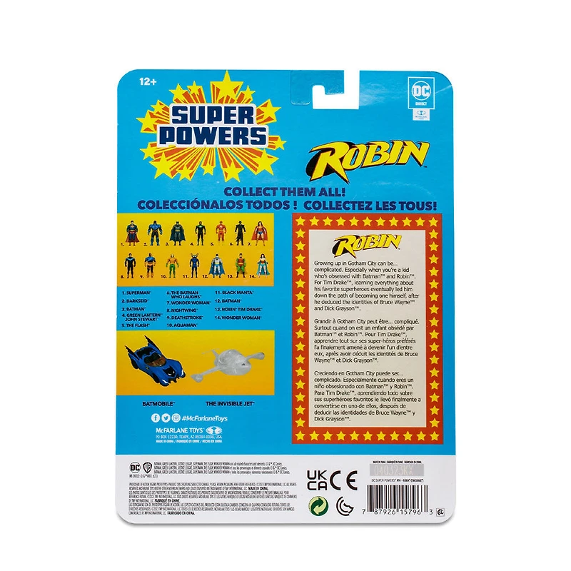 Figurine 4"DC Super Powers - Robin (Tim Drake)