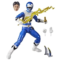 Power Rangers Lightning Collection Lost Galaxy, figurine de collection haut de gamme Ranger bleu, 15 cm