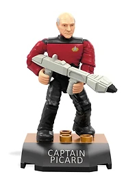 Mega Construx - Héros - Figurine à assembler - Star Trek - Capitaine Picard
