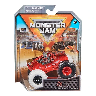 Monster Jam, Monster truck Northern Nightmare officiel, véhicule en métal moulé, échelle 1:64