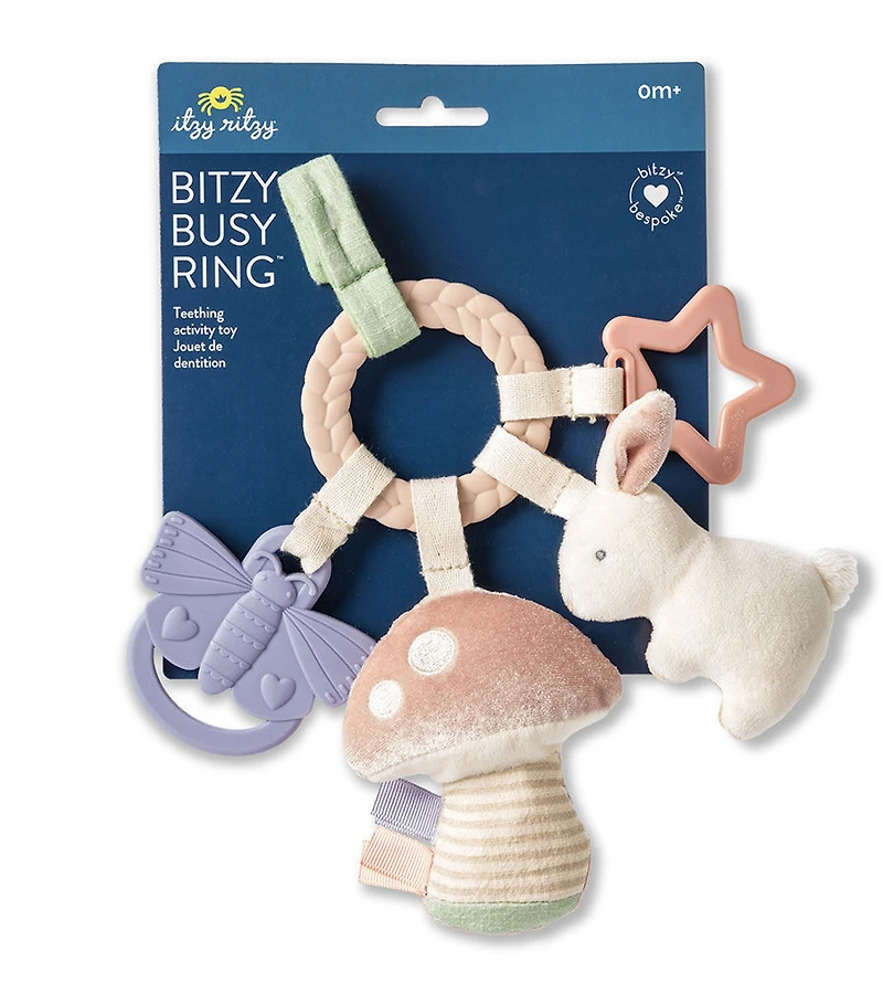 Itzy Ritzy Bitzy Buzy Rings Pastel