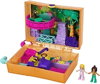 Polly Pocket - Coffret de jeu compact Safari dans la jungle