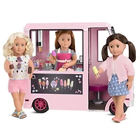 Our Generation Sweet Stop Ice Cream Truck - Pink