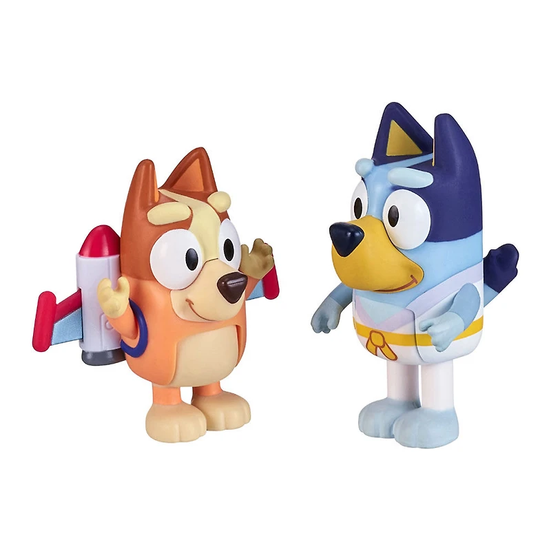 Bluey Figure 2Pack Action Hero Bluey et Bingo