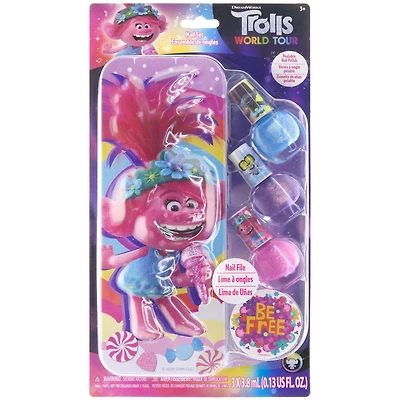 Trolls 3 Pack Vernis À Ongles Avec Étain Et Lime
