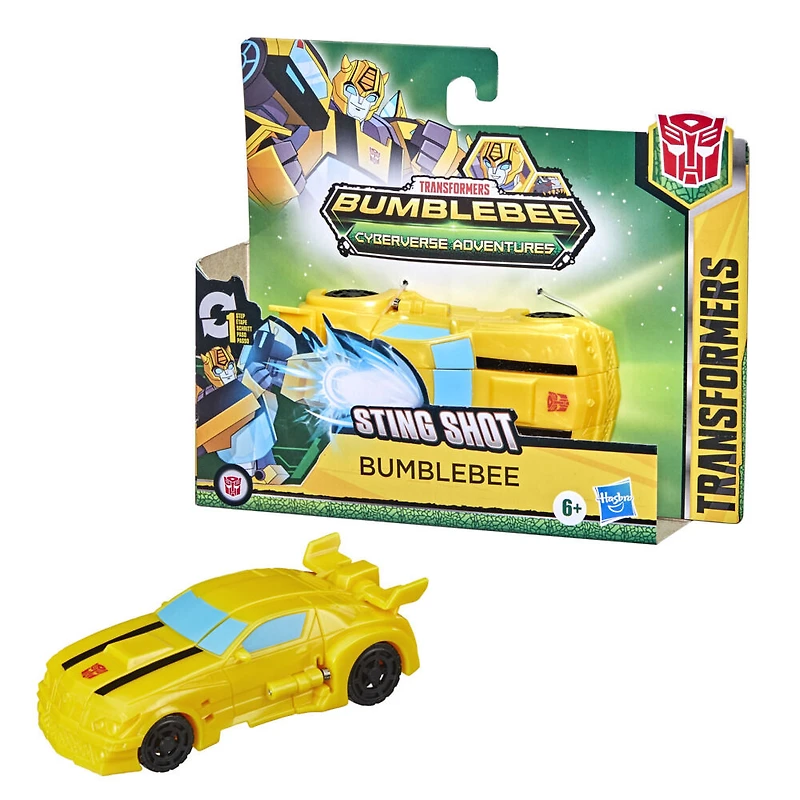 Transformers Cyberverse Action Attackers: 1-Step Changer Bumblebee Action Figure Toy