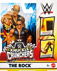 WWE Knuckle Crunchers Figurine articulée et acc. The Rock