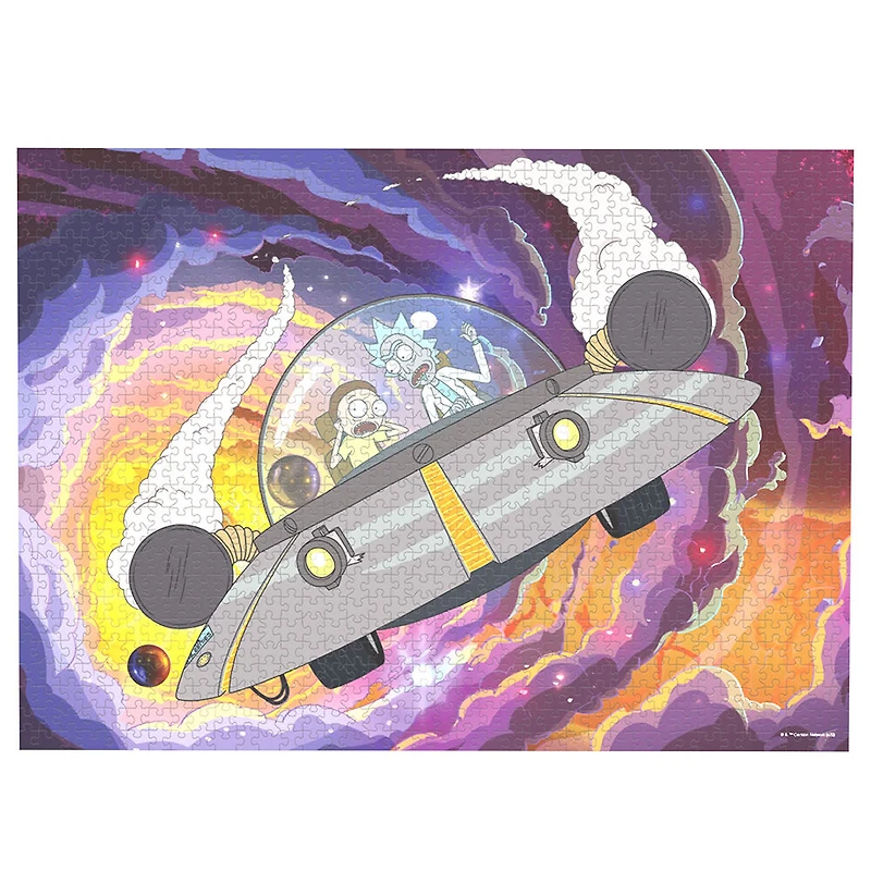 USAopoly Rick and Morty "The Outside World is Our Enemy, Morty!" Casse-Tête De 1000 Pièces - Édition anglaise