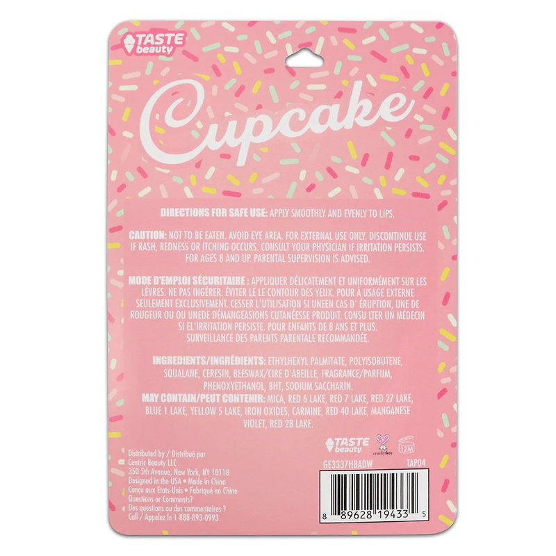Lip Balm Pop It Keychain - Cupcake
