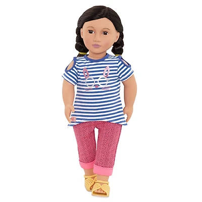 Poupée 46 cm en tenue d'été, Leticia, Our Generation
