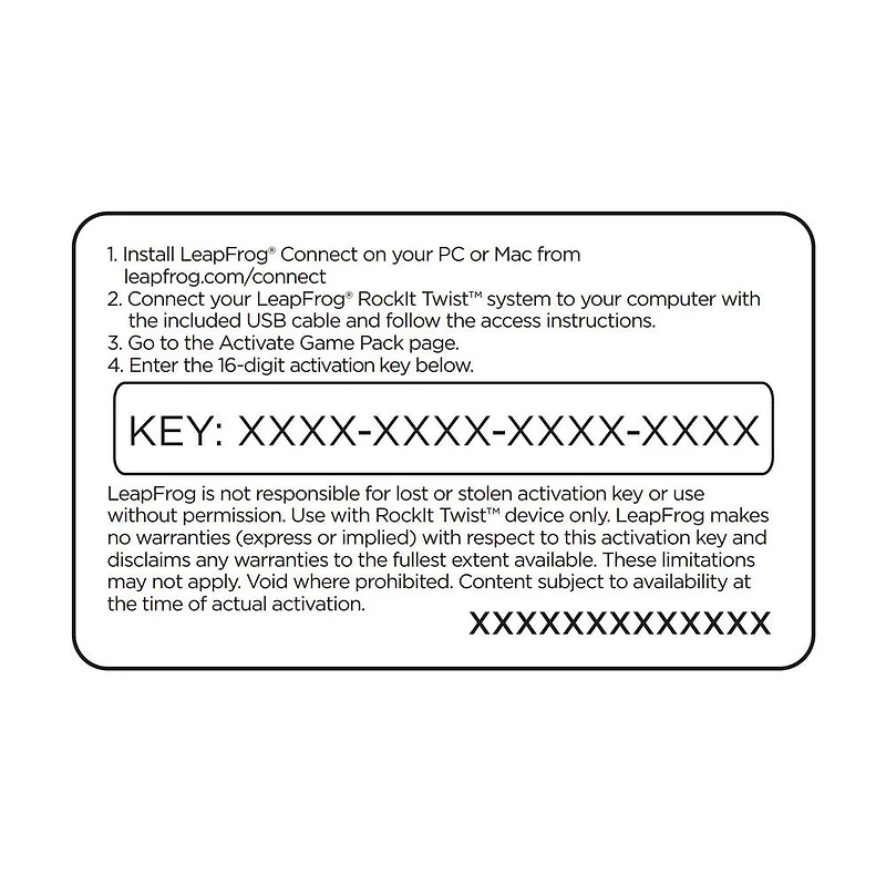 LeapFrog RockIt Twist - Jeu SOS Animaux détectives - Édition anglaise