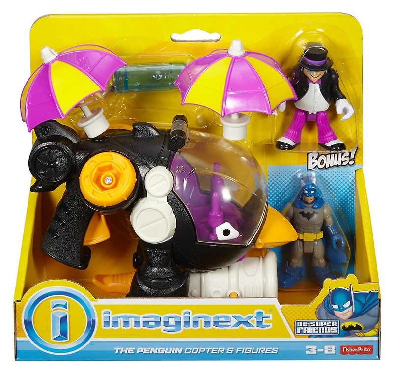 Fisher-Price - Imaginext - DC Super Friends - L'Hélicoptère du Pingouin