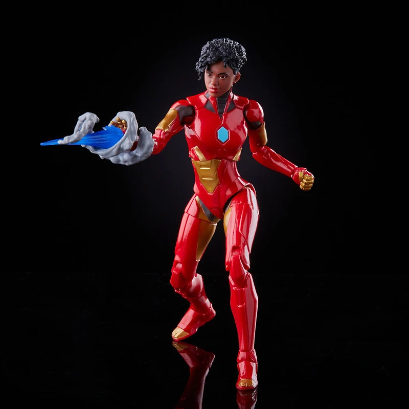 Hasbro Marvel Legends Series, figurine Ironheart de 15 cm, avec 5 accessoires et pièce Build-a-Figure