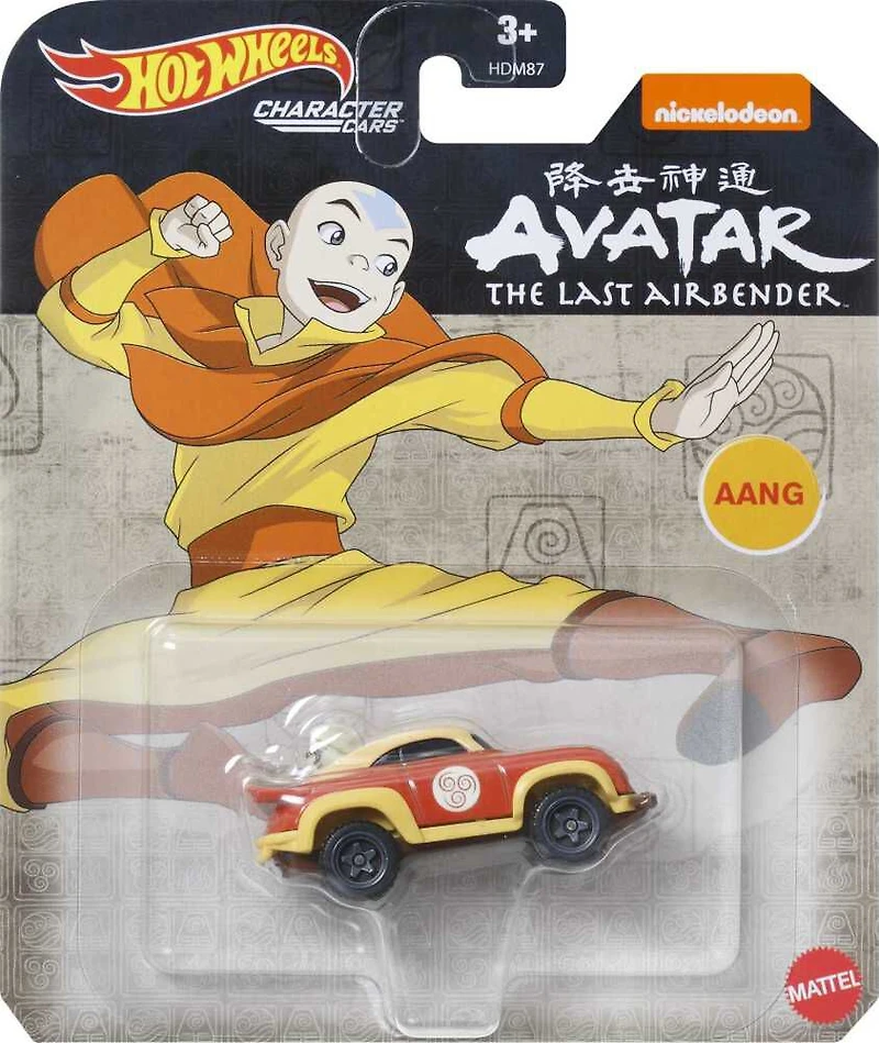 Hot Wheels Avatar: the Last Airbender Aang Véhicule inspiré d'un personnage