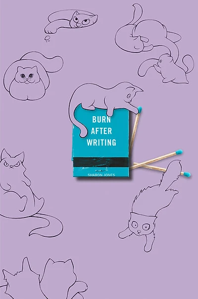 Burn After Writing (Purple With Cats) - English Edition