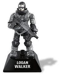 Mega Construx - Micro-Figurine Articulée Du Personnage Sergent Logan Walker De "Call Of Duty" À Construire De Collection