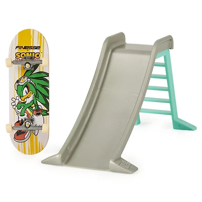Tech Deck, Street Hits, Fingerboard Finesse Skateboards avec obstacle toboggan