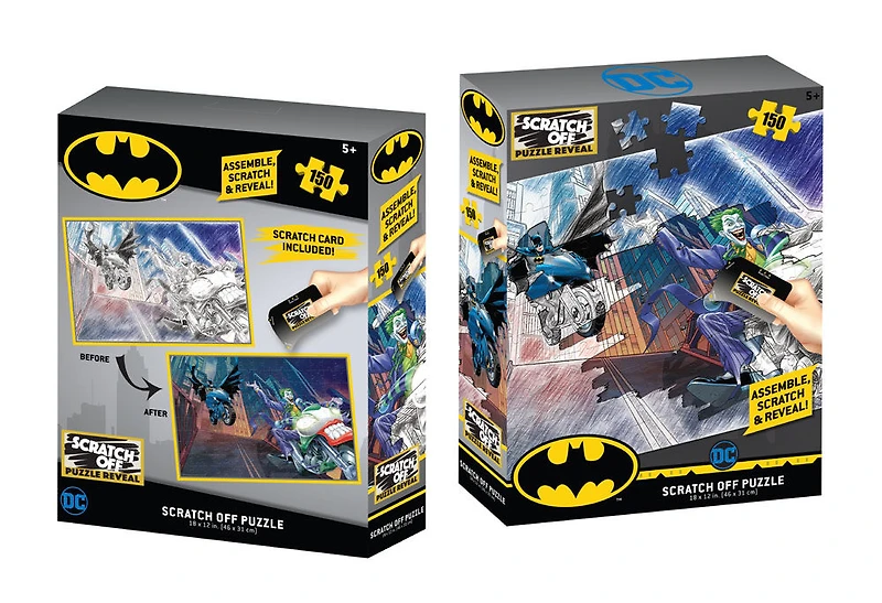 Scratch Off: DC Universe- Batman et Joker Scratch Puzzle 150 p
