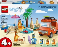 LEGO Bluey: Bluey's Beach & Family Car Trip - Building Toy for Kids, Girls, and Boys 4+ - 11202