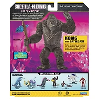 Godzilla x Kong Figurine 6 pouces Kong Avec Hache de Guerre