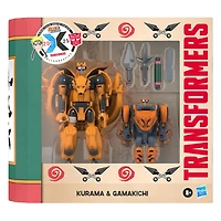 Transformers Collaborative NARUTO SHIPPUDEN x Transformers Toys Kurama and Gamakichi Action Figures