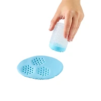 Wonder Factory Never Dry Dough & Sand Starter Set- Light Blue Dough + Orange Sand