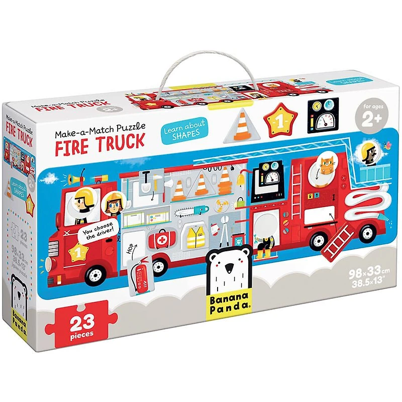 Make-A-Match Fire Truck Puzzle