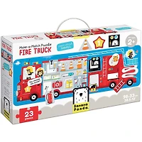 Make-A-Match Fire Truck Puzzle