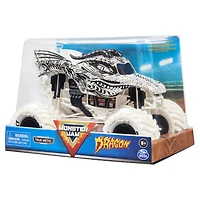 Monster Jam, Monster truck Dragon officiel, véhicule en métal moulé à collectionner