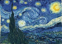 Casse-Tête 1000 Pièces Masterpieces - "Starry Night"