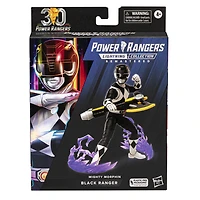 Power Rangers Lightning Collection Remastered Mighty Morphin Black Ranger 6" Action Figure