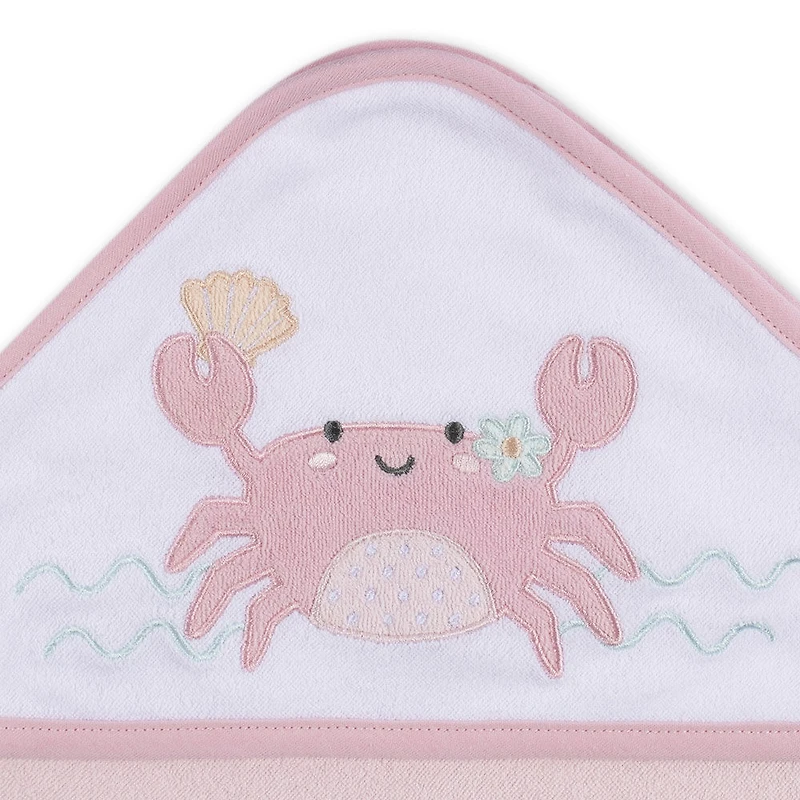 Koala Baby - Pink Octopus Kint Hooded Towel - 3 Pack
