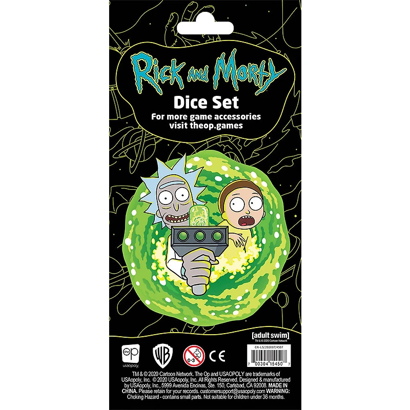 Rick and Morty Dice Set - English Edition