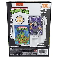 TMNT, 100-Piece Double Sided Jigsaw Puzzle 2-in-1 Ninja Turtles Heroes and Villians Kids Puzzles