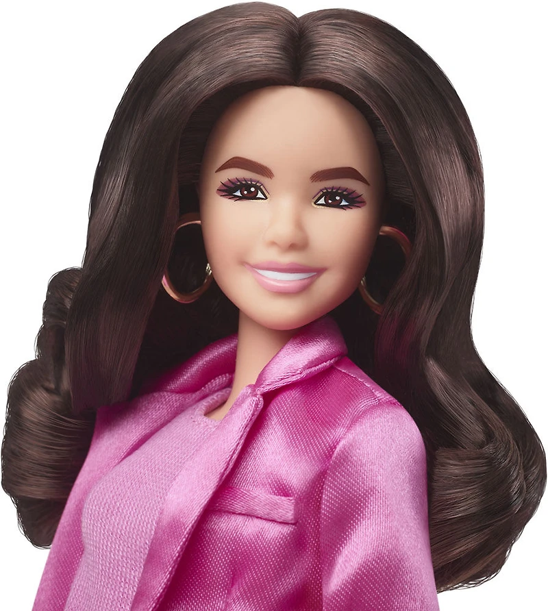 Barbie The Movie Collectible Gloria Doll Wearing Pink Power Pantsuit