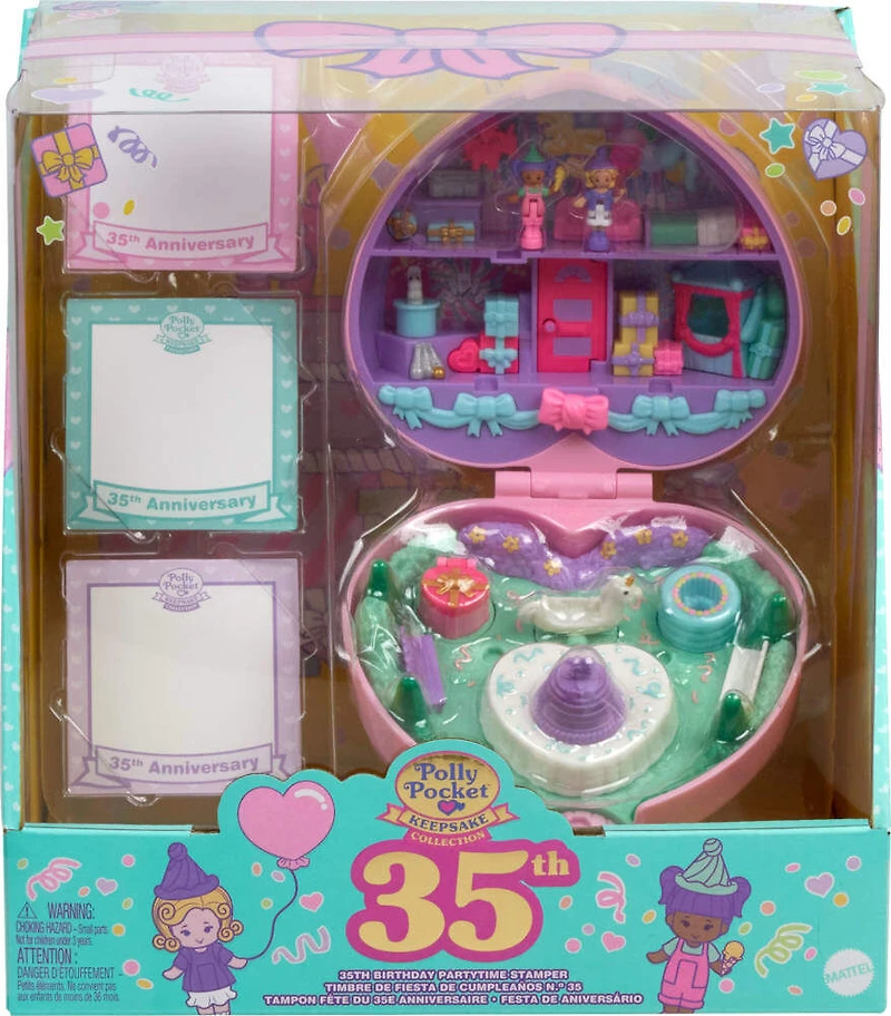 POLLY POCKET 35th Birthday Partytime Stamper