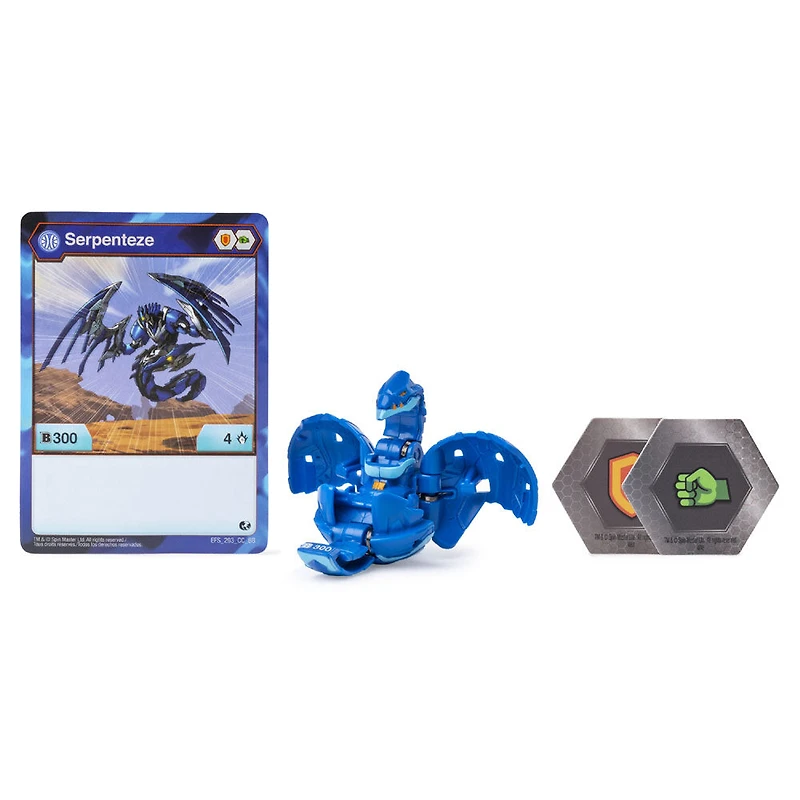 Bakugan, Serpenteze, 2-inch Tall Collectible Action Figure and Trading Card