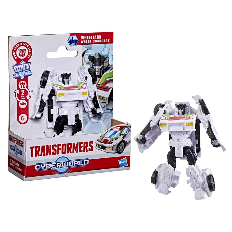 Transformers CYBERWORLD Cyber Changers Wheeljack Action Figure