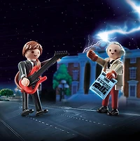 Back to the future avec Marty McFly et  Dr. Emmett Brown - Playmobil