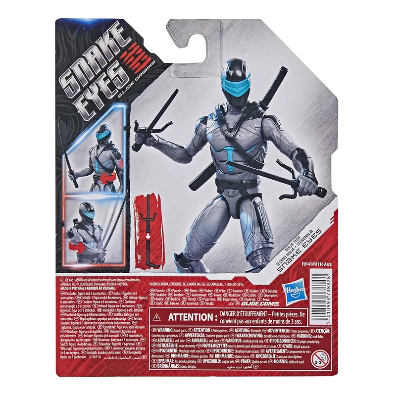 Snake Eyes: G.I. Joe Origins Ninja Tech Snakes Eyes Action Figure