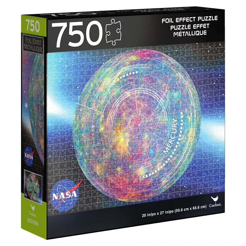Puzzle NASA 750 pièces avec effet aluminium